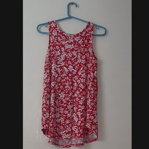 Old Navy Floral Long Flowy Tank-Shirt